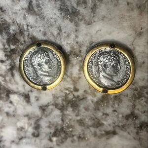 Vintage Coin Earrings (clip on)